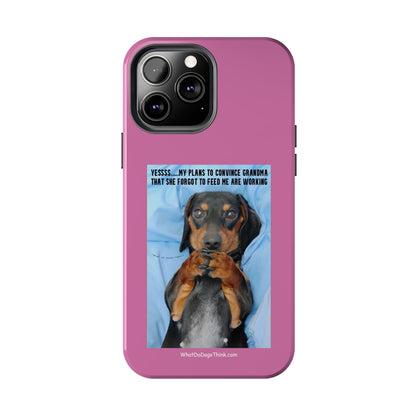 Grandma    Pink Tough Phone Cases