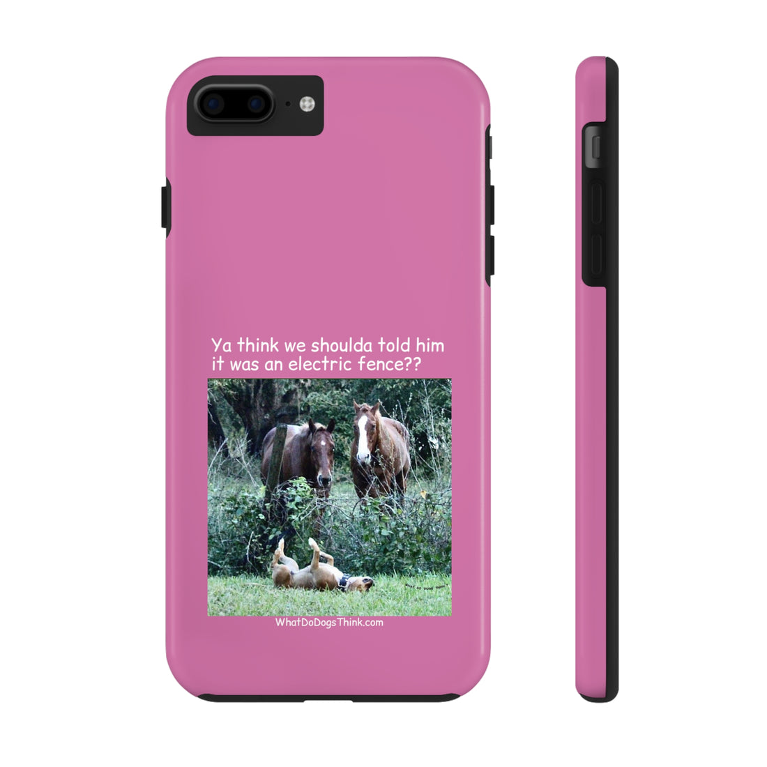 Electric Fence   Pink Tough Phone Cases