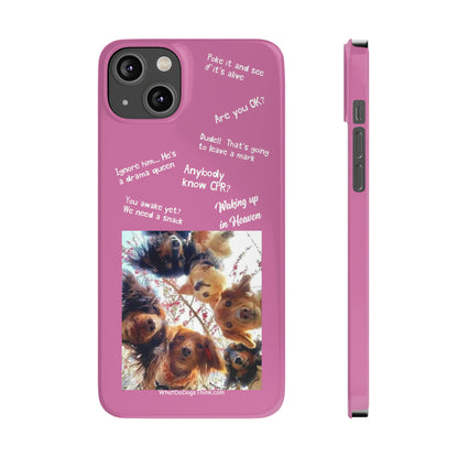 Are You OK?  Compilation    Pink Slim Phone Cases