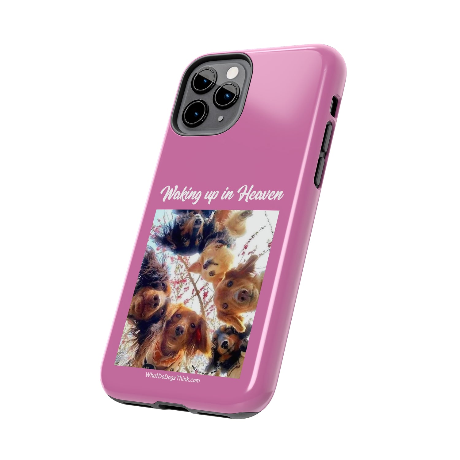 Waking Up in Heaven   Pink Tough Phone Cases