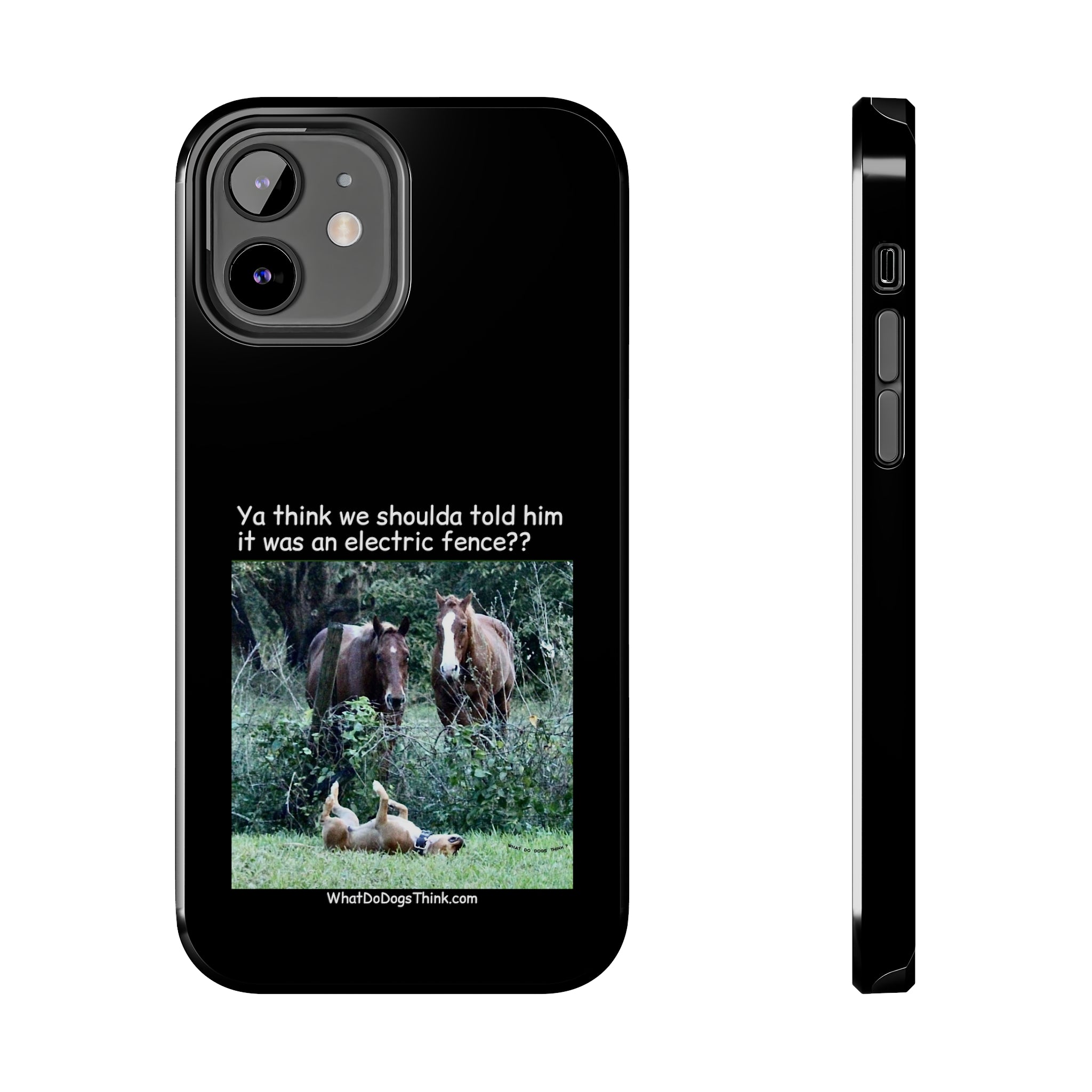 Electric Fence   Black Tough Phone Cases