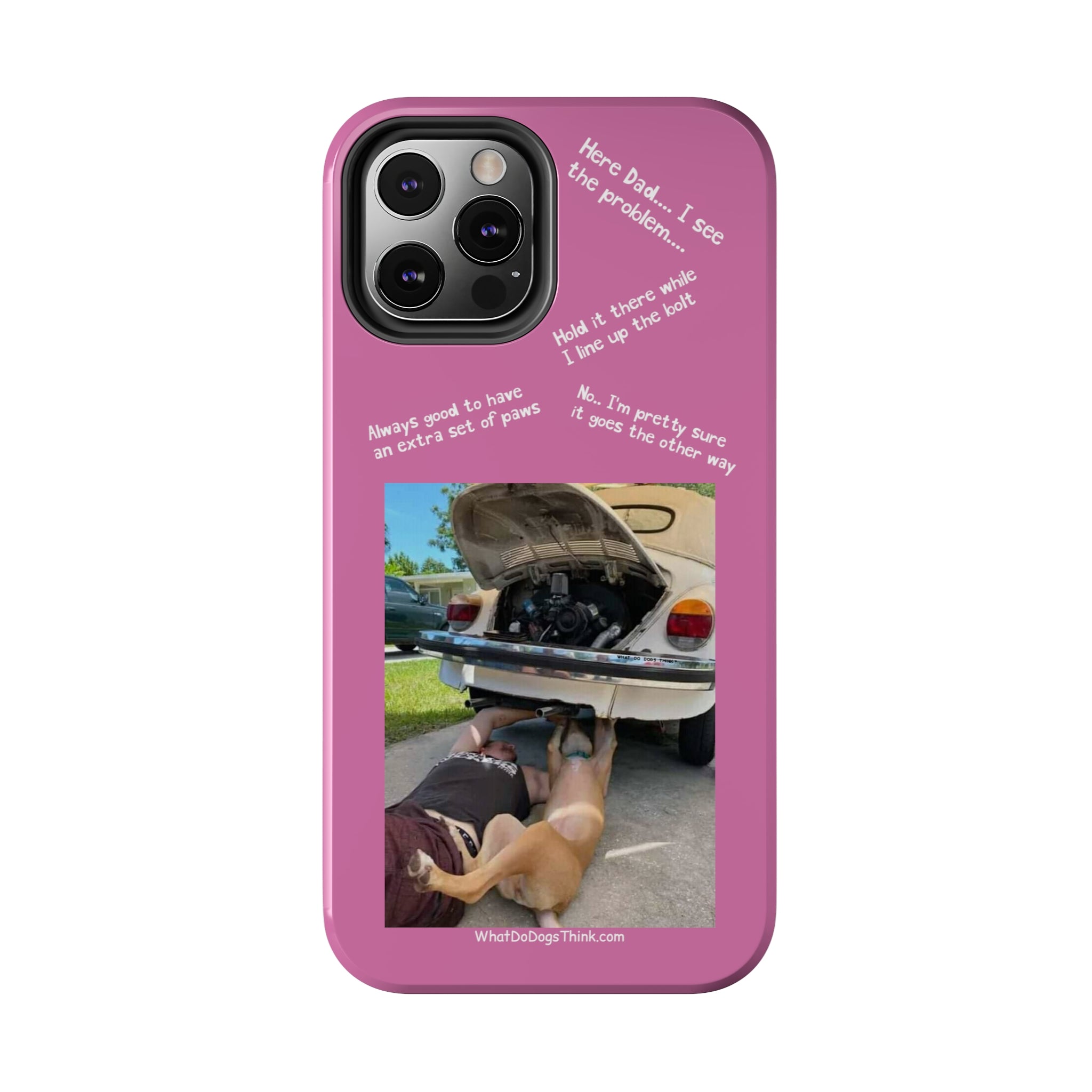 Bug Helper Compilation   Pink Tough Phone Cases