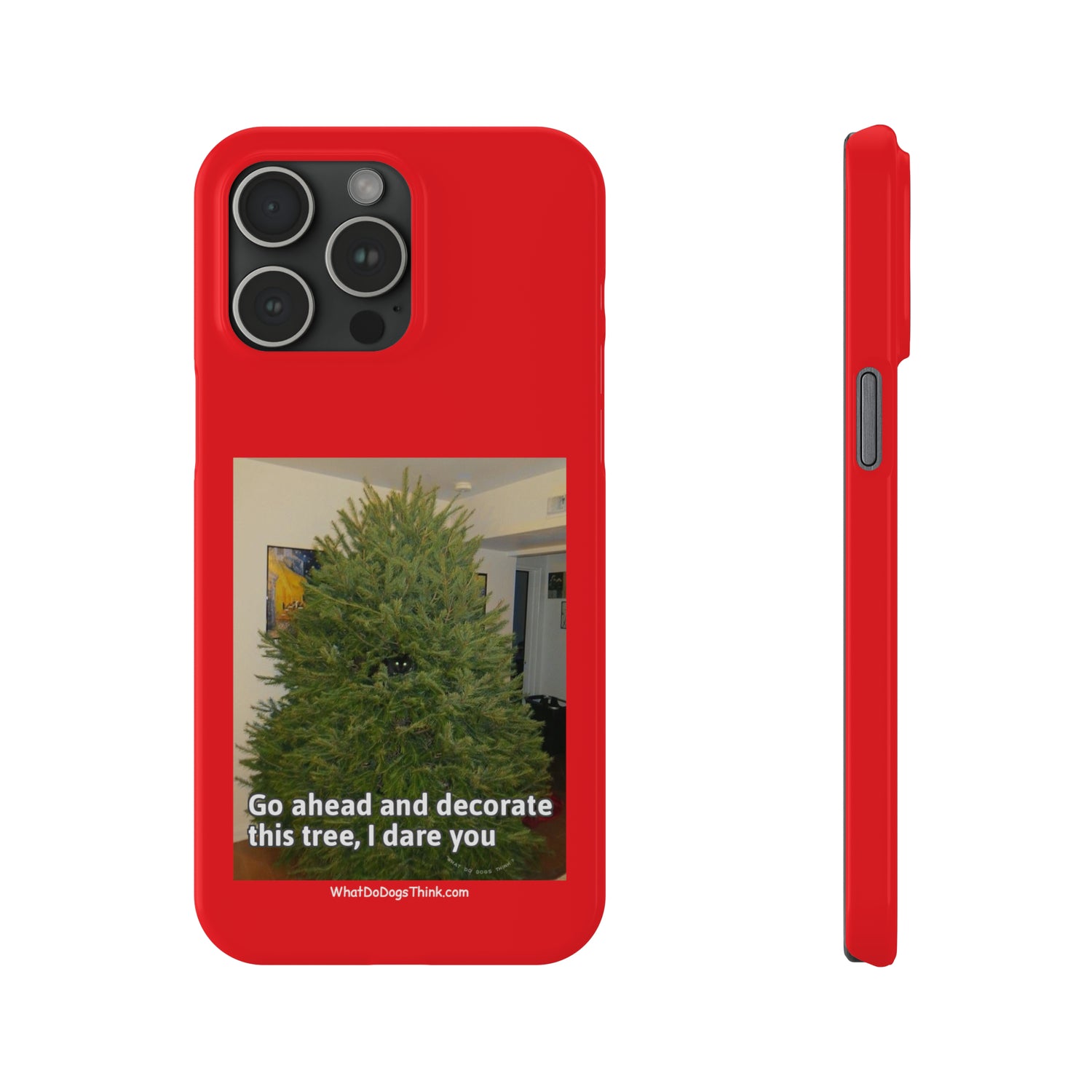 I Dare You      Red Slim Phone Case