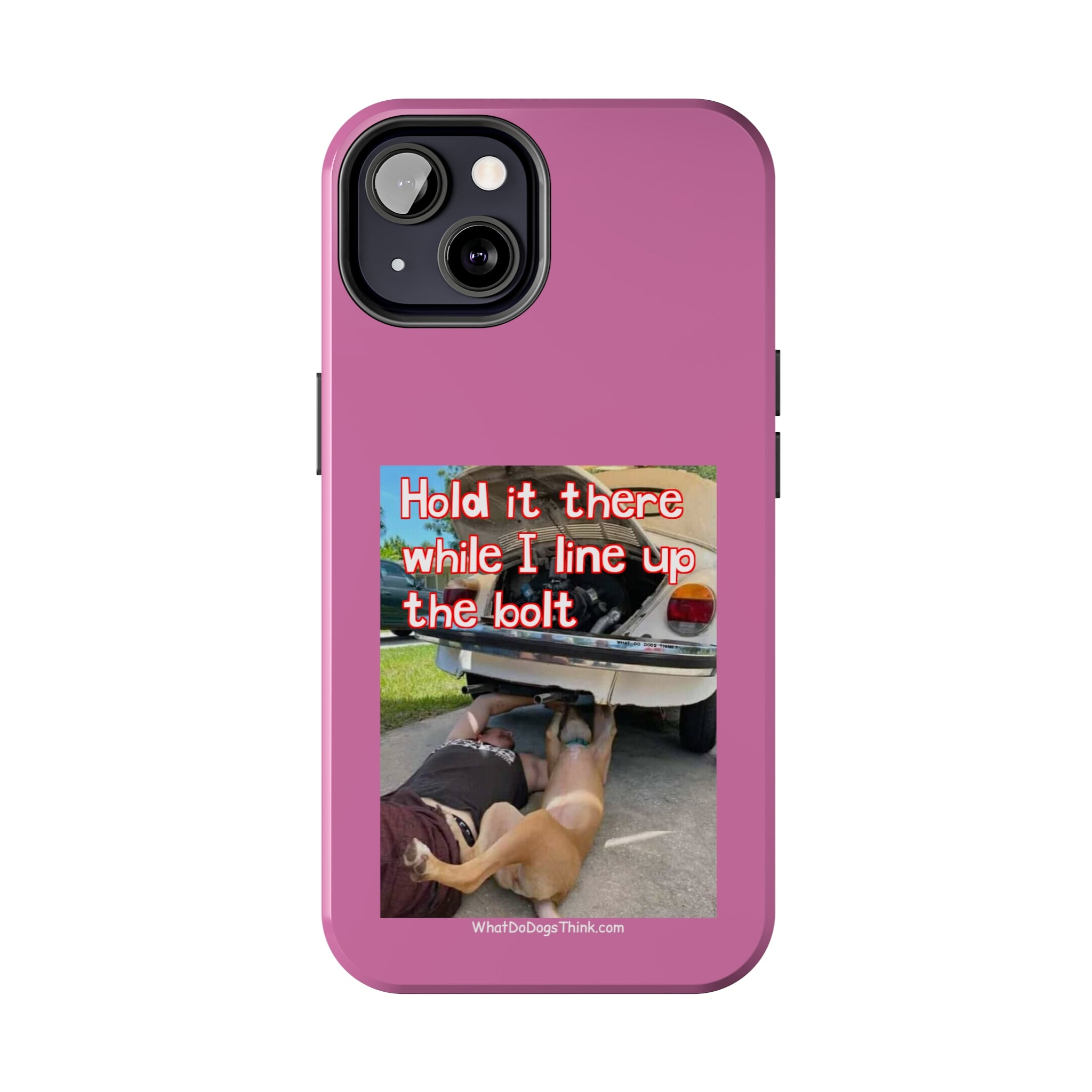 Hold it   Pink Tough Phone Cases