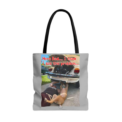 VW Helper  Grey Tote Bag