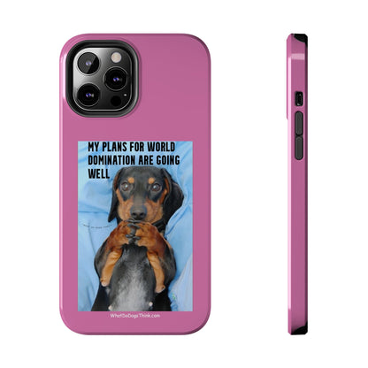 World Domination   Pink Tough Phone Cases