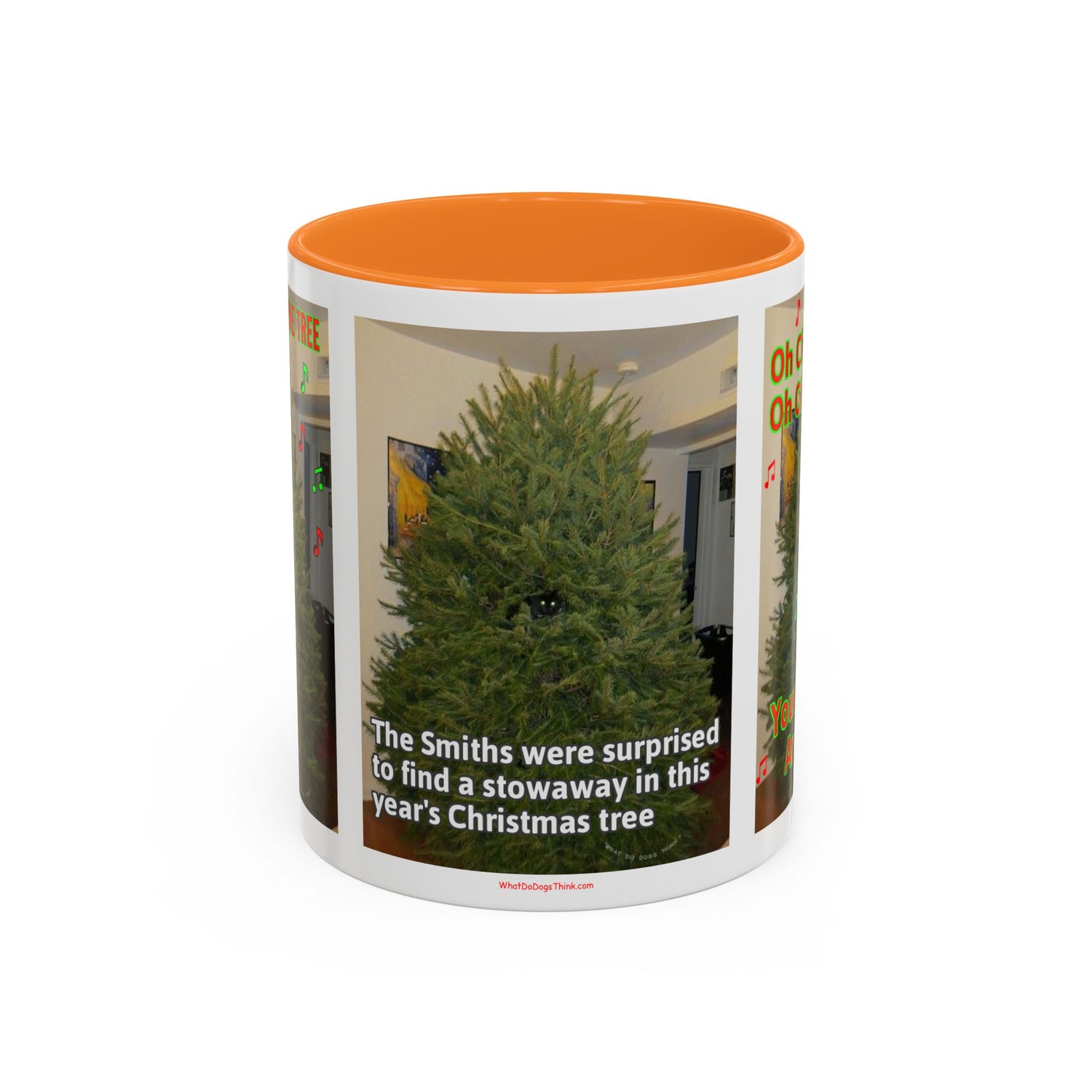 Christmas Tree Cat Mug