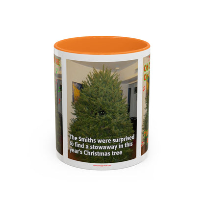 Christmas Tree Cat Mug