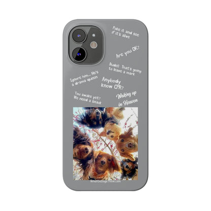 Are You OK?  Compilation    Grey Slim Phone Cases