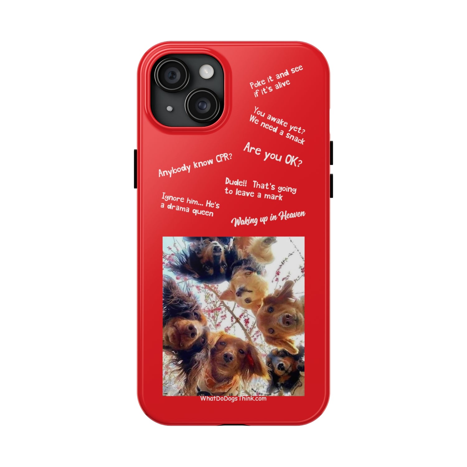 Are you OK? Compilation  Red Tough Phone Cases