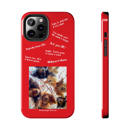 Are you OK? Compilation  Red Tough Phone Cases