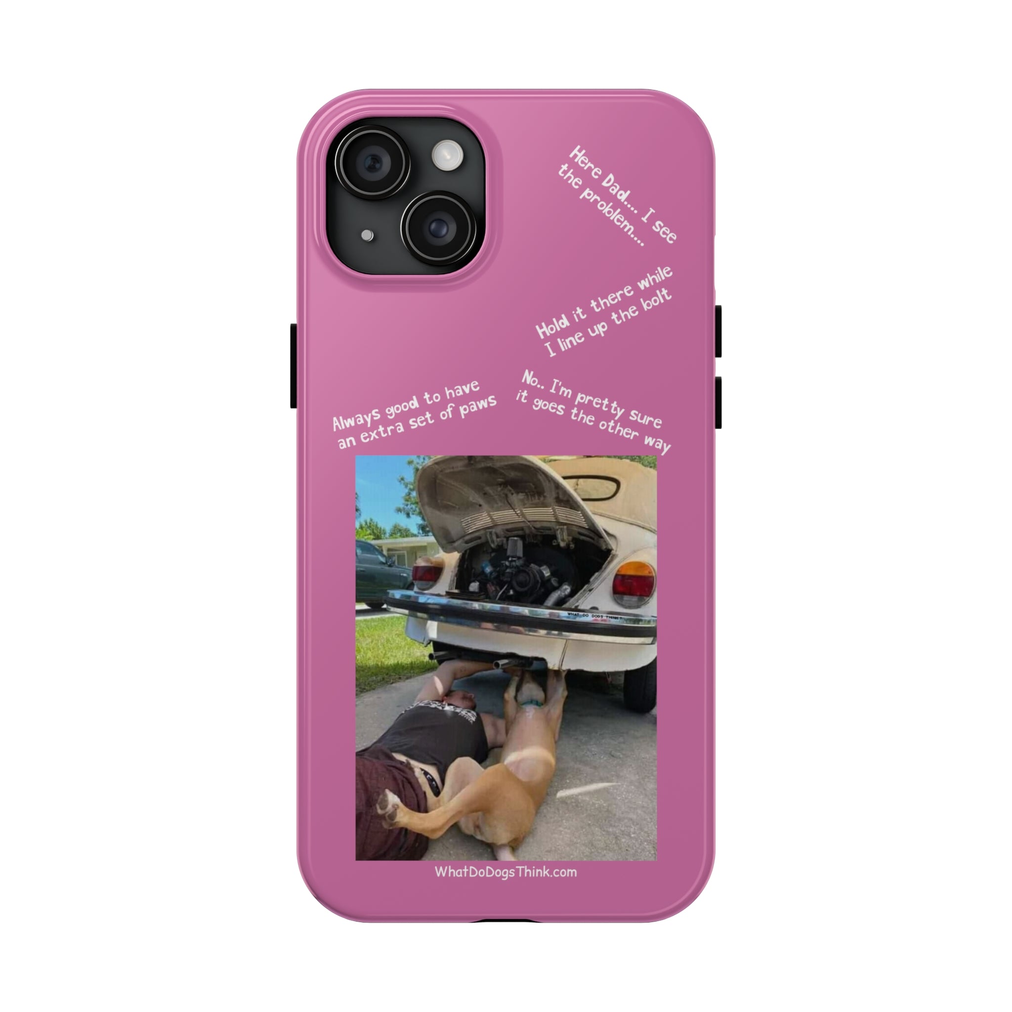 Bug Helper Compilation   Pink Tough Phone Cases