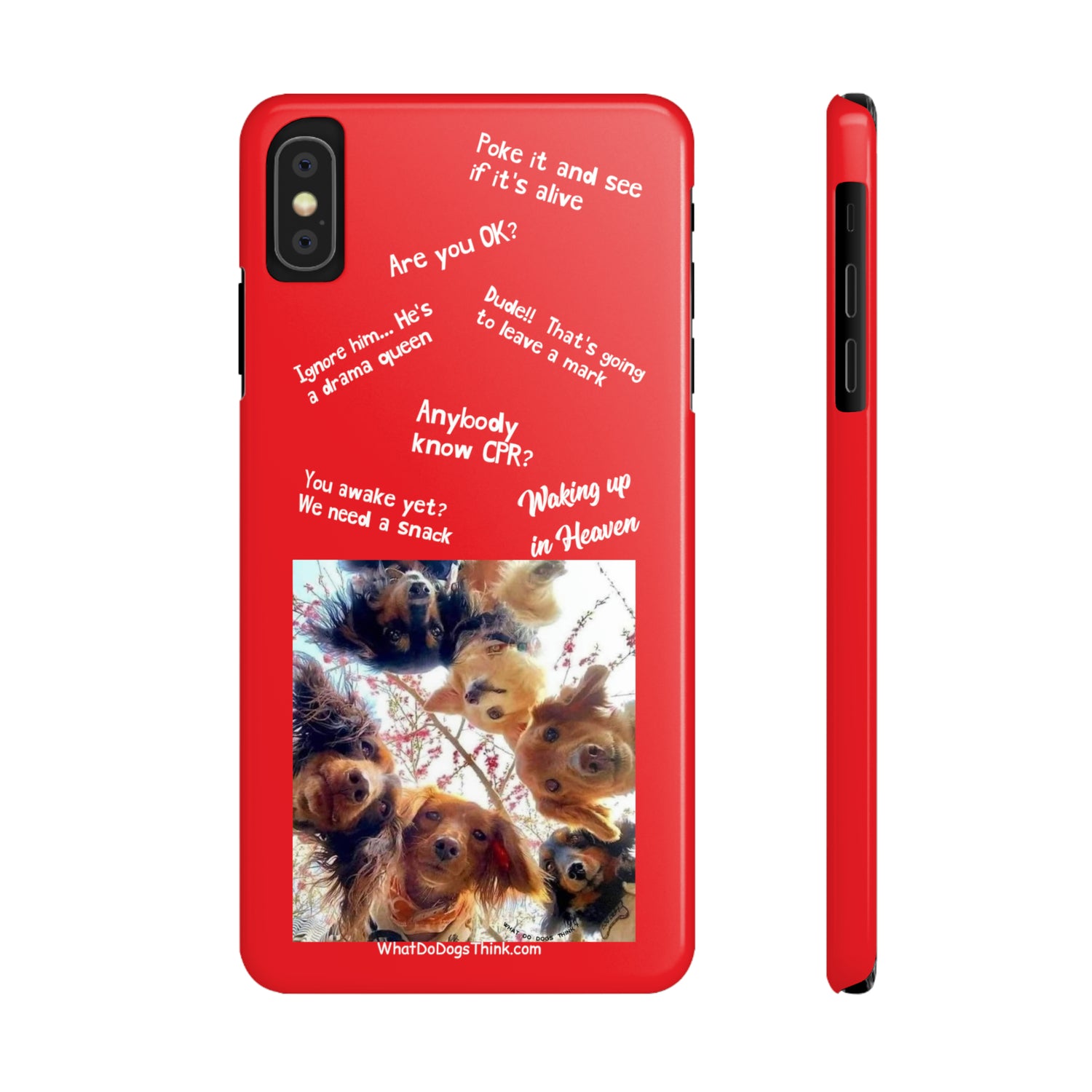 Are You OK?  Compilation    Red Slim Phone Cases