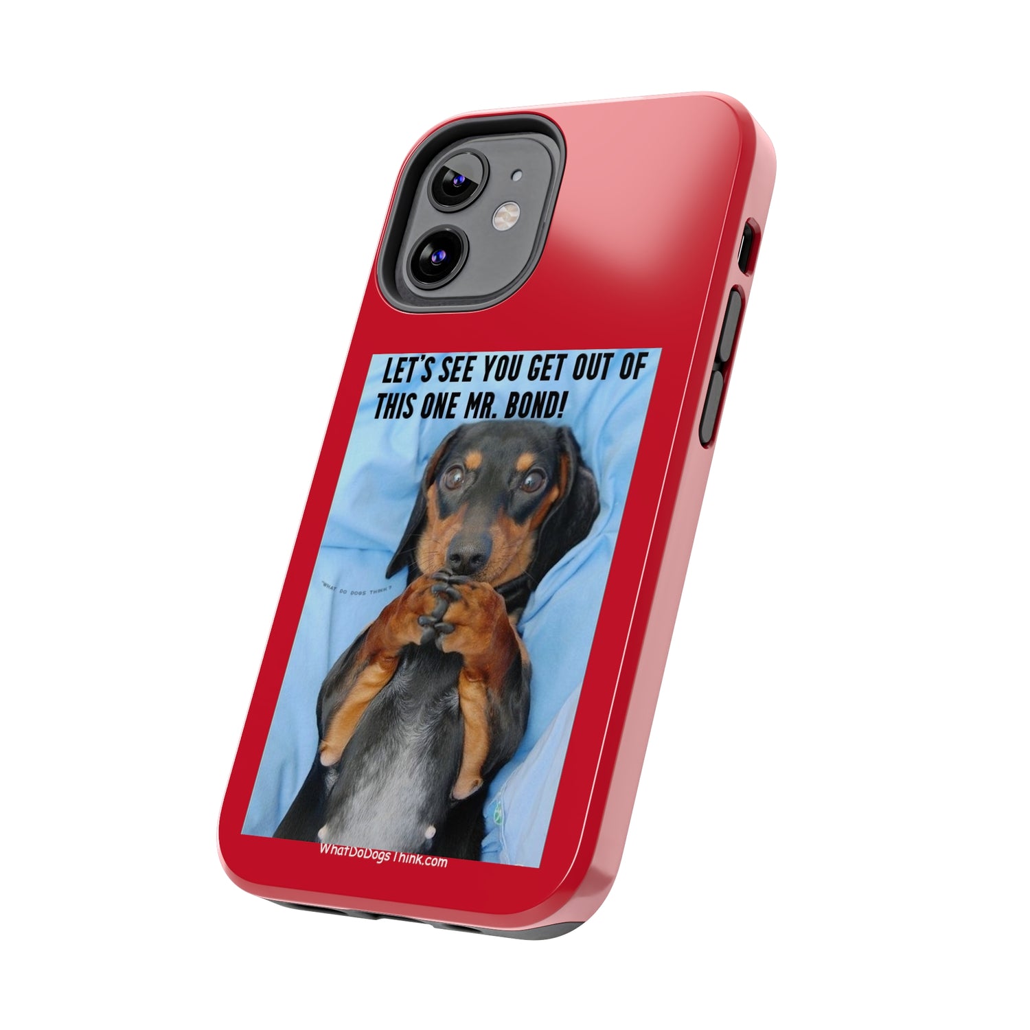 Mr Bond    Red Tough Phone Cases