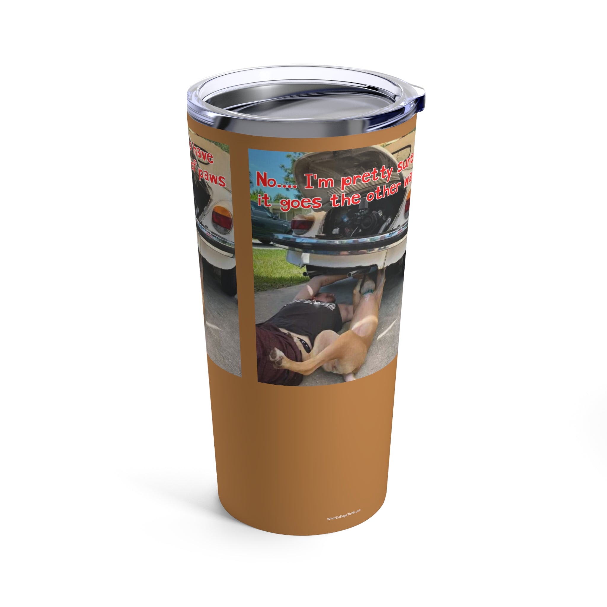 VW Helper  Brown Tumbler 20oz