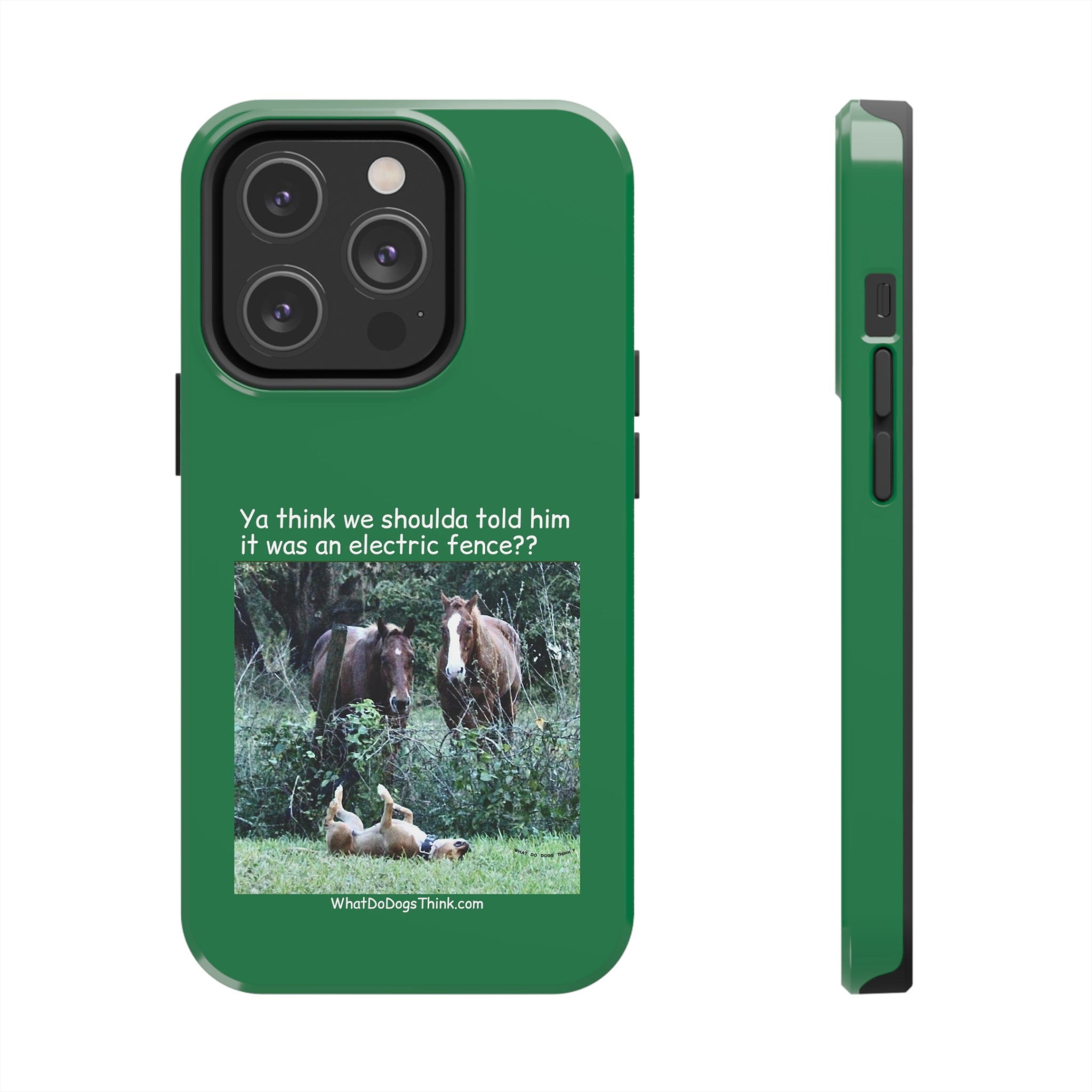 Electric Fence   Green Tough Phone Cases