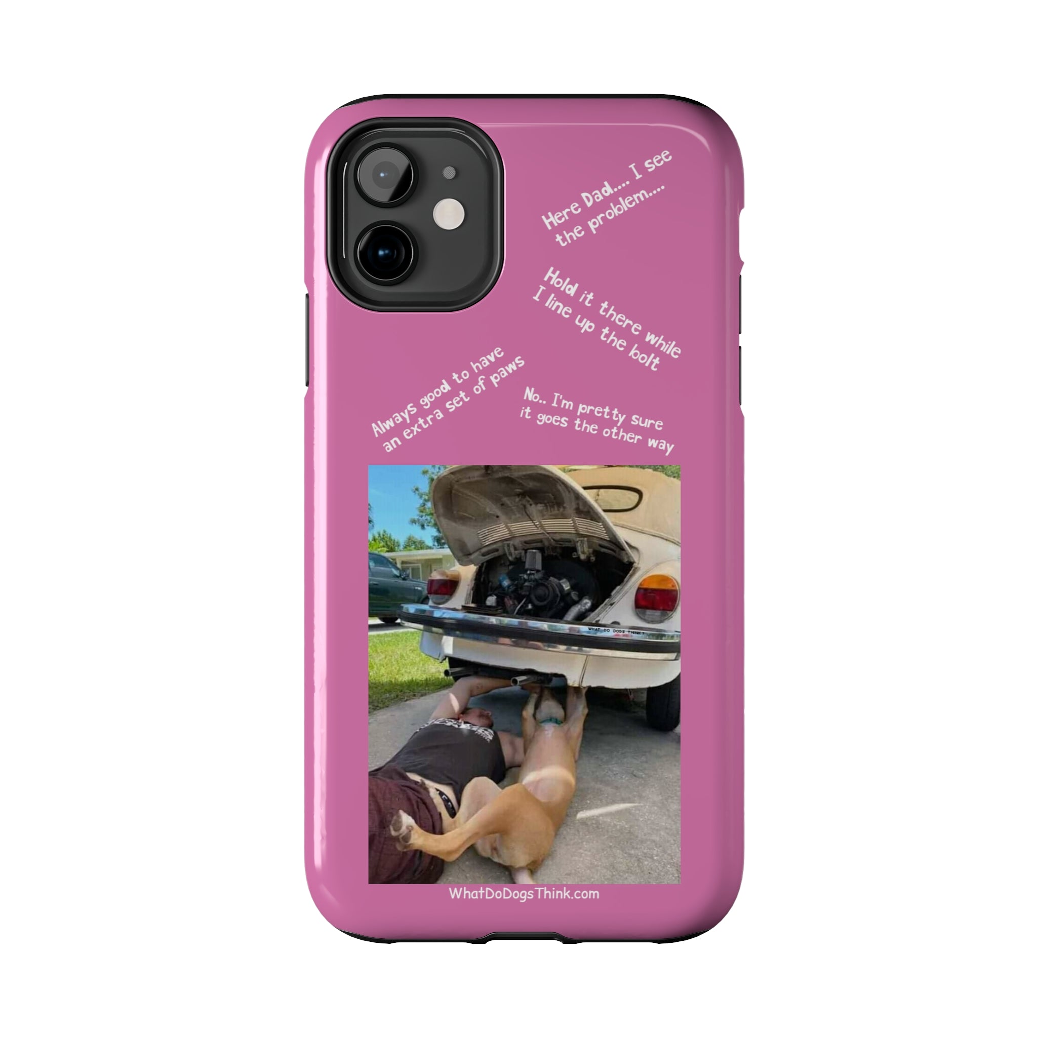 Bug Helper Compilation   Pink Tough Phone Cases