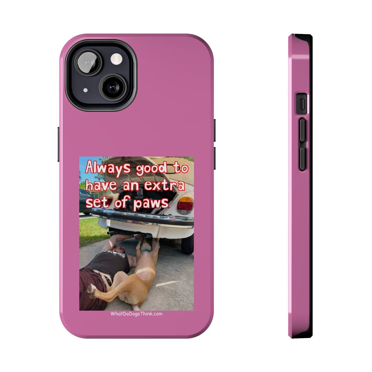 Extra Paw    Pink Tough Phone Cases