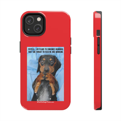 Grandma    Red Tough Phone Cases