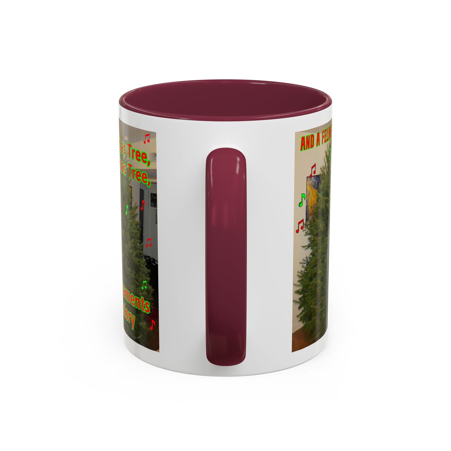 Christmas Tree Cat Mug