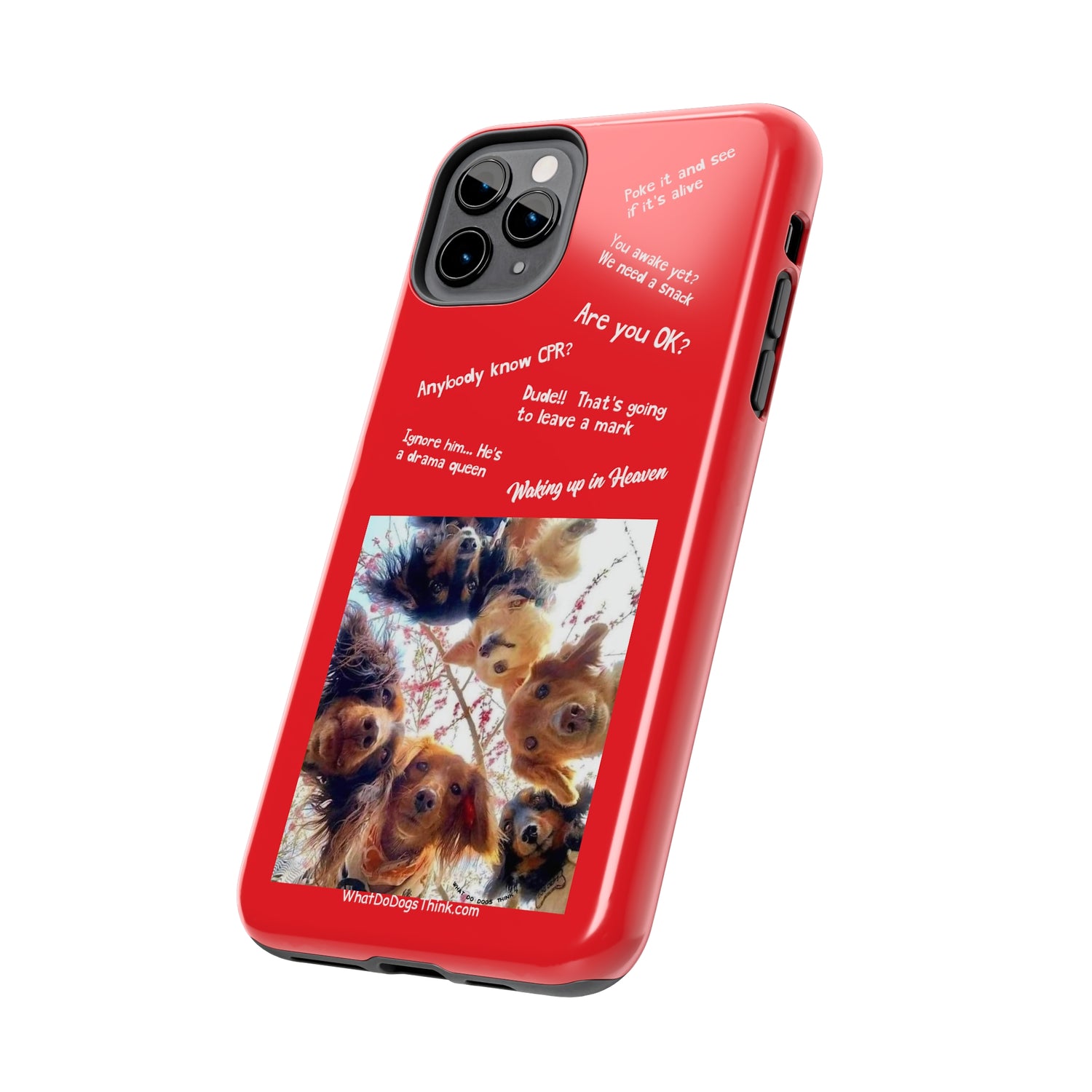 Are you OK? Compilation  Red Tough Phone Cases