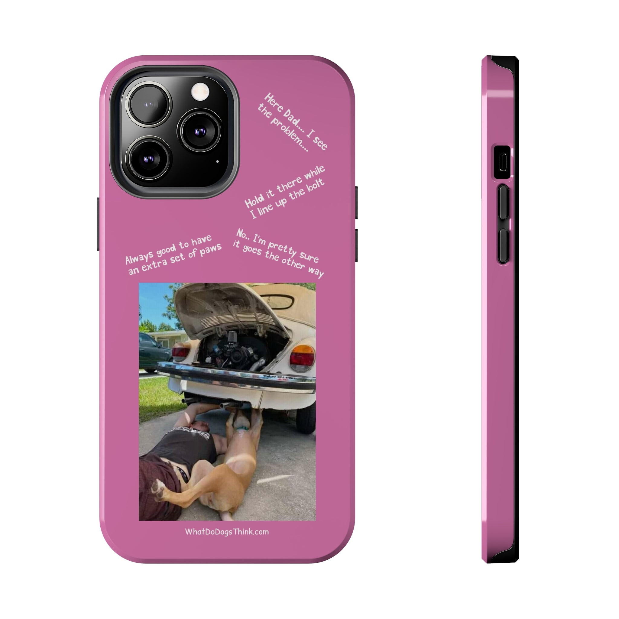 Bug Helper Compilation   Pink Tough Phone Cases