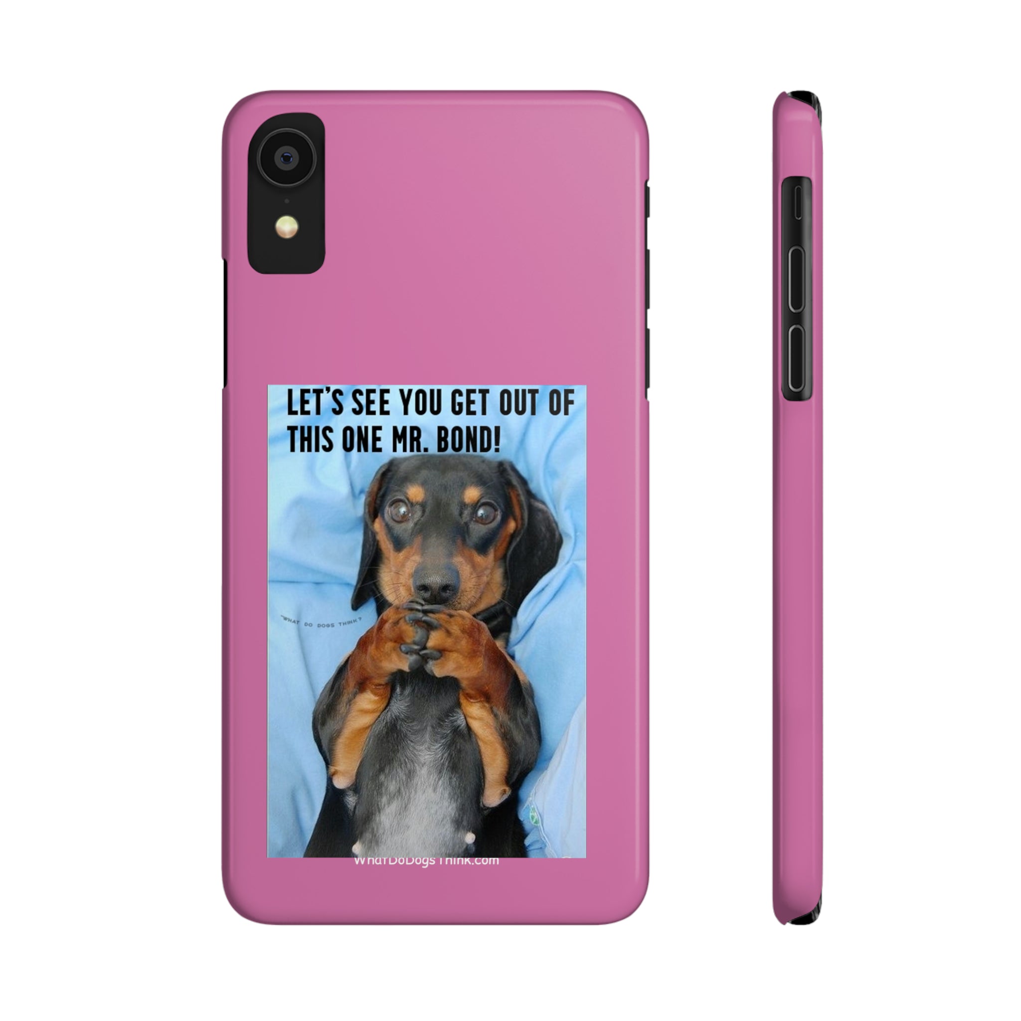 Mr. Bond    Pink Slim Phone Cases