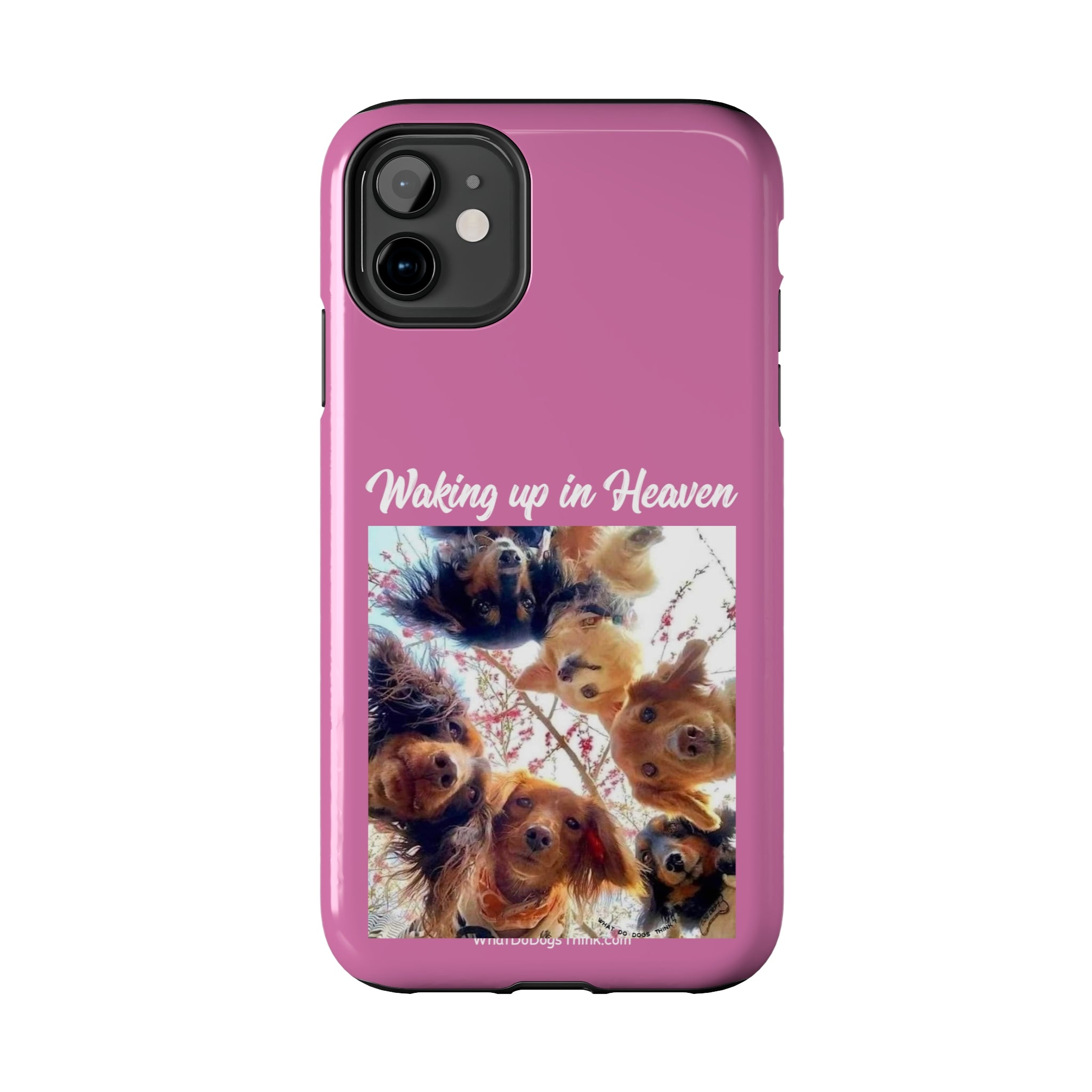 Waking Up in Heaven   Pink Tough Phone Cases