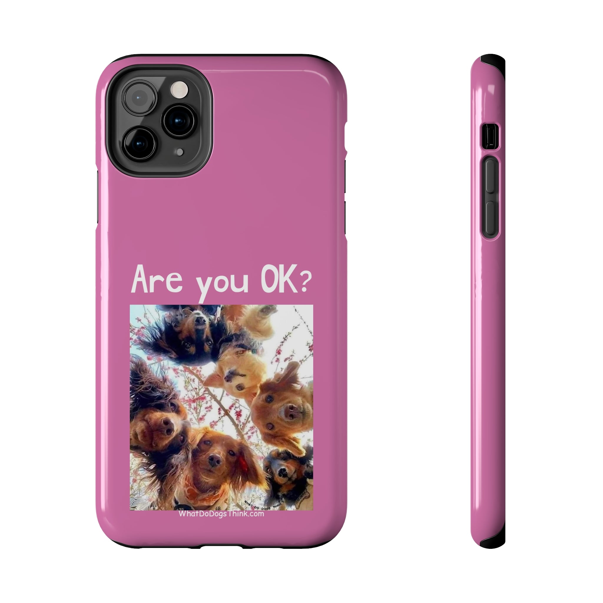 Are you OK?   Pink Tough Phone Cases