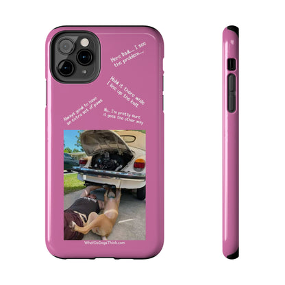 Bug Helper Compilation   Pink Tough Phone Cases