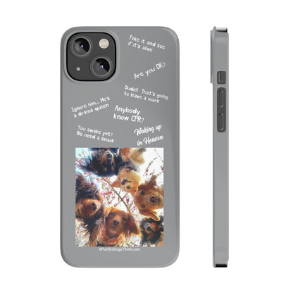 Are You OK?  Compilation    Grey Slim Phone Cases