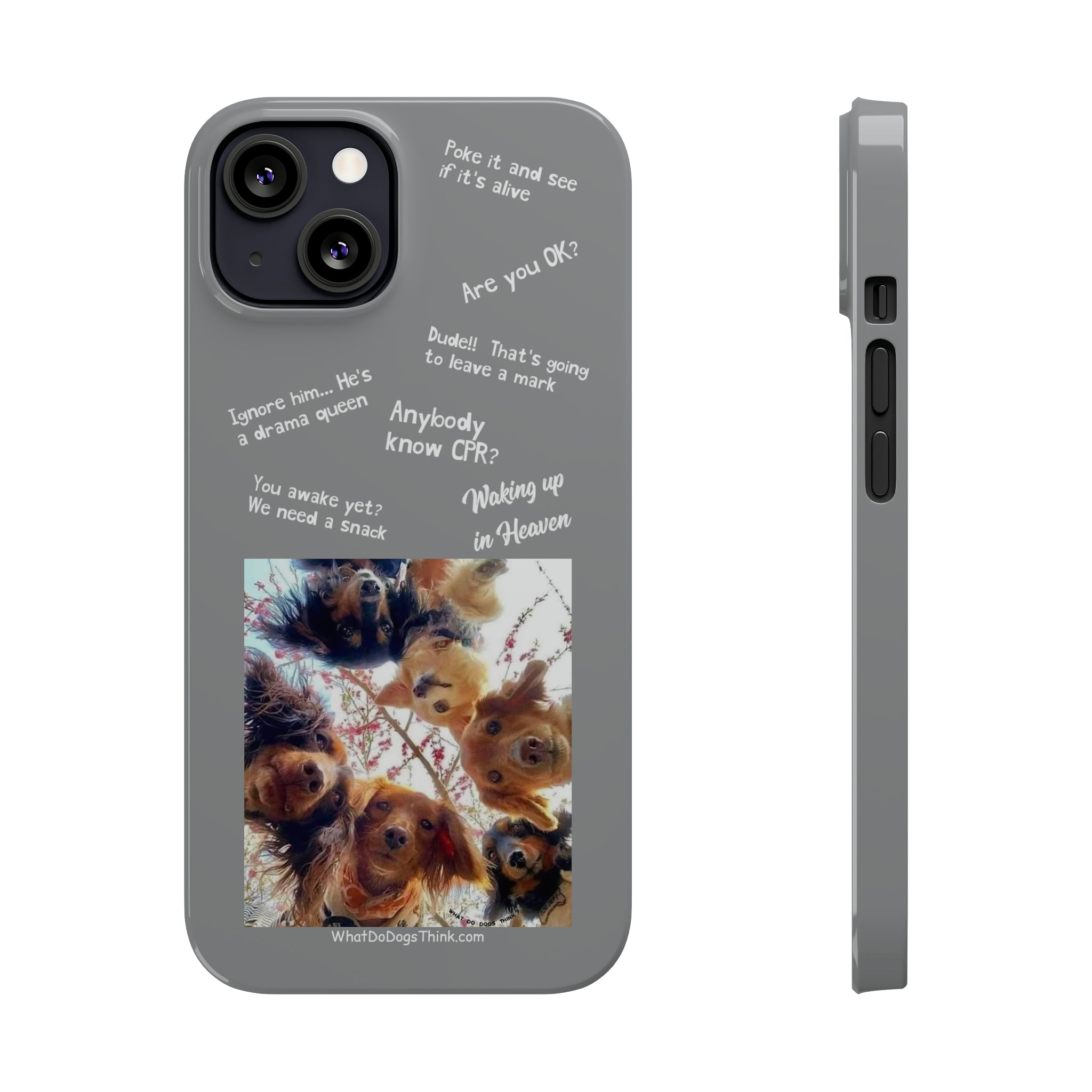 Are You OK?  Compilation    Grey Slim Phone Cases