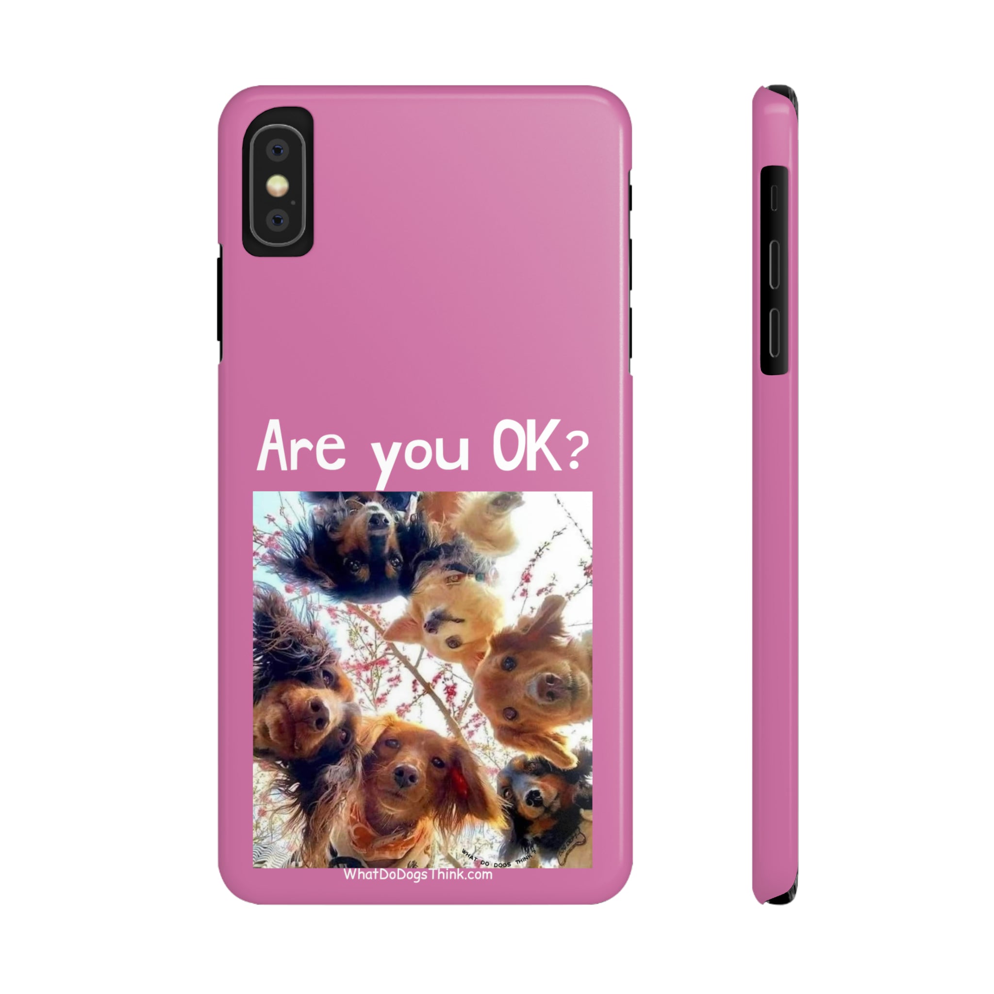 Are you OK?     Pink Slim Phone Cases