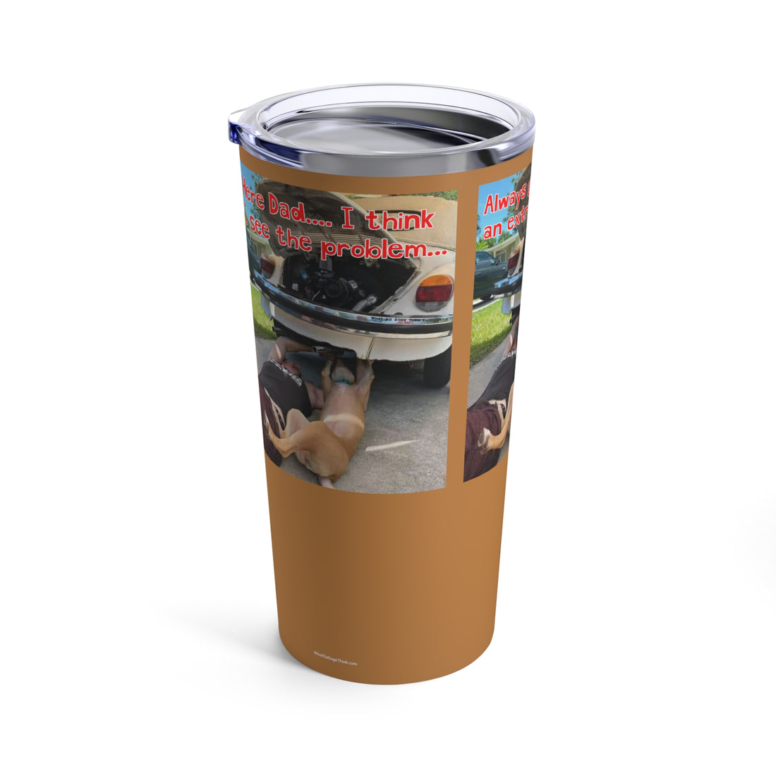 VW Helper Brown Tumbler 20oz