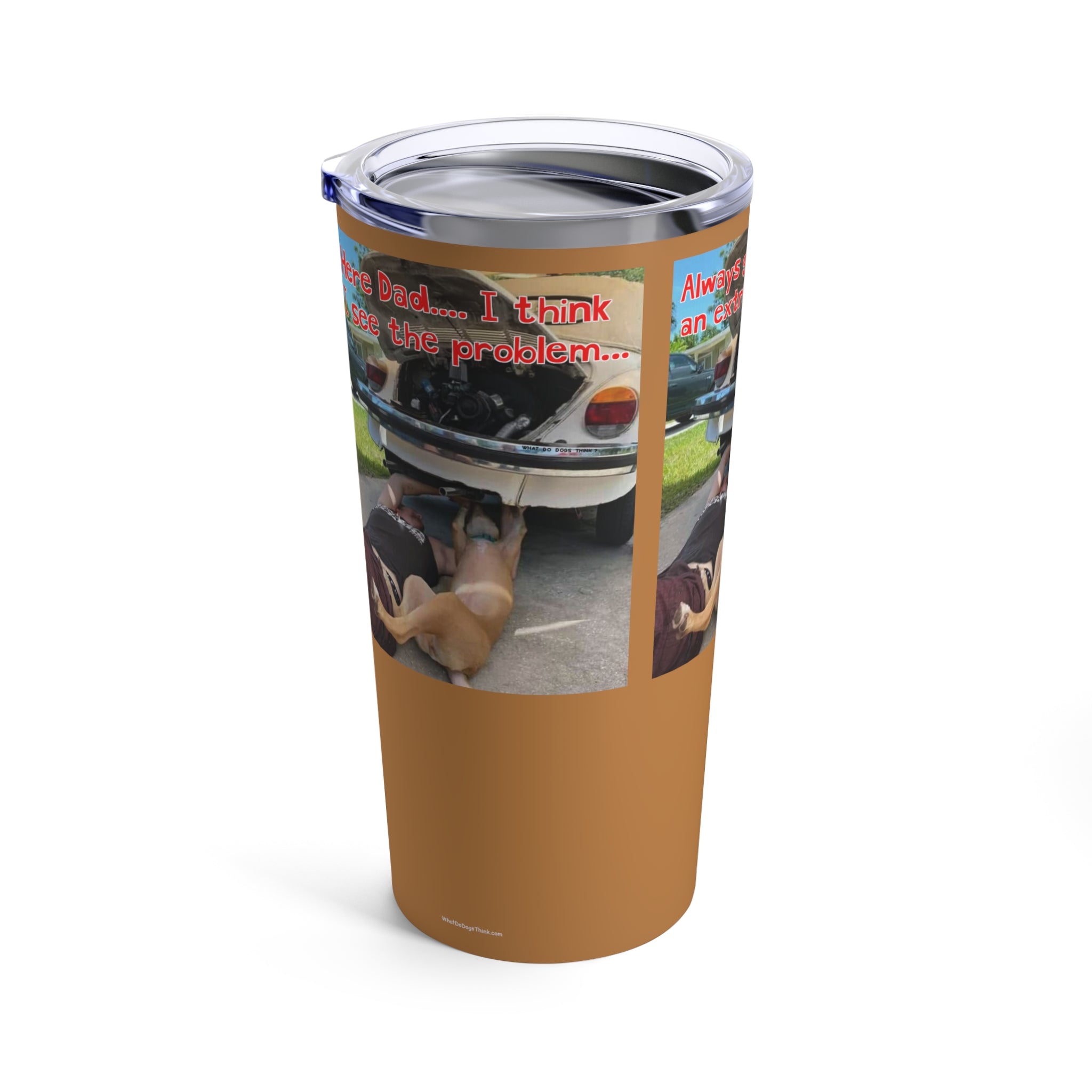 VW Helper  Brown Tumbler 20oz