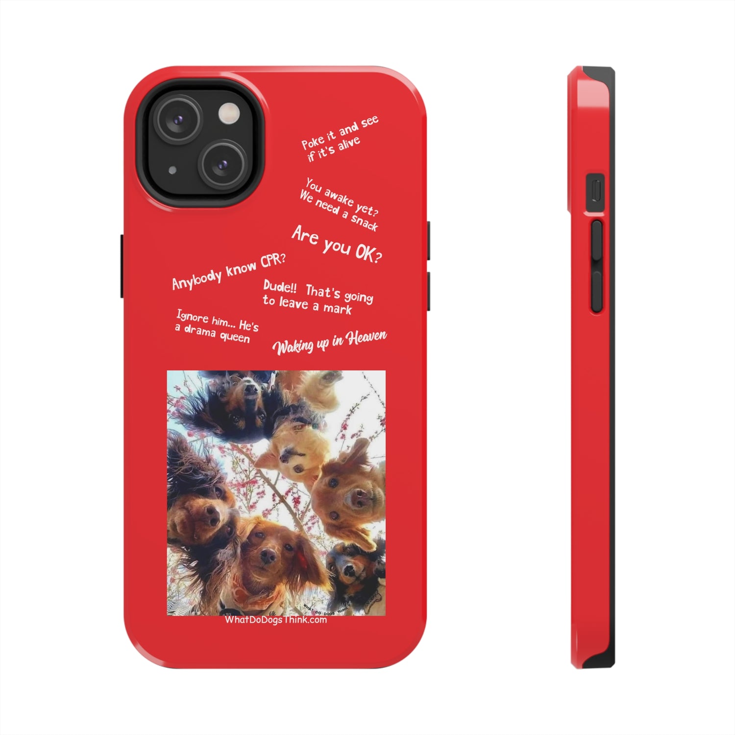 Are you OK? Compilation  Red Tough Phone Cases