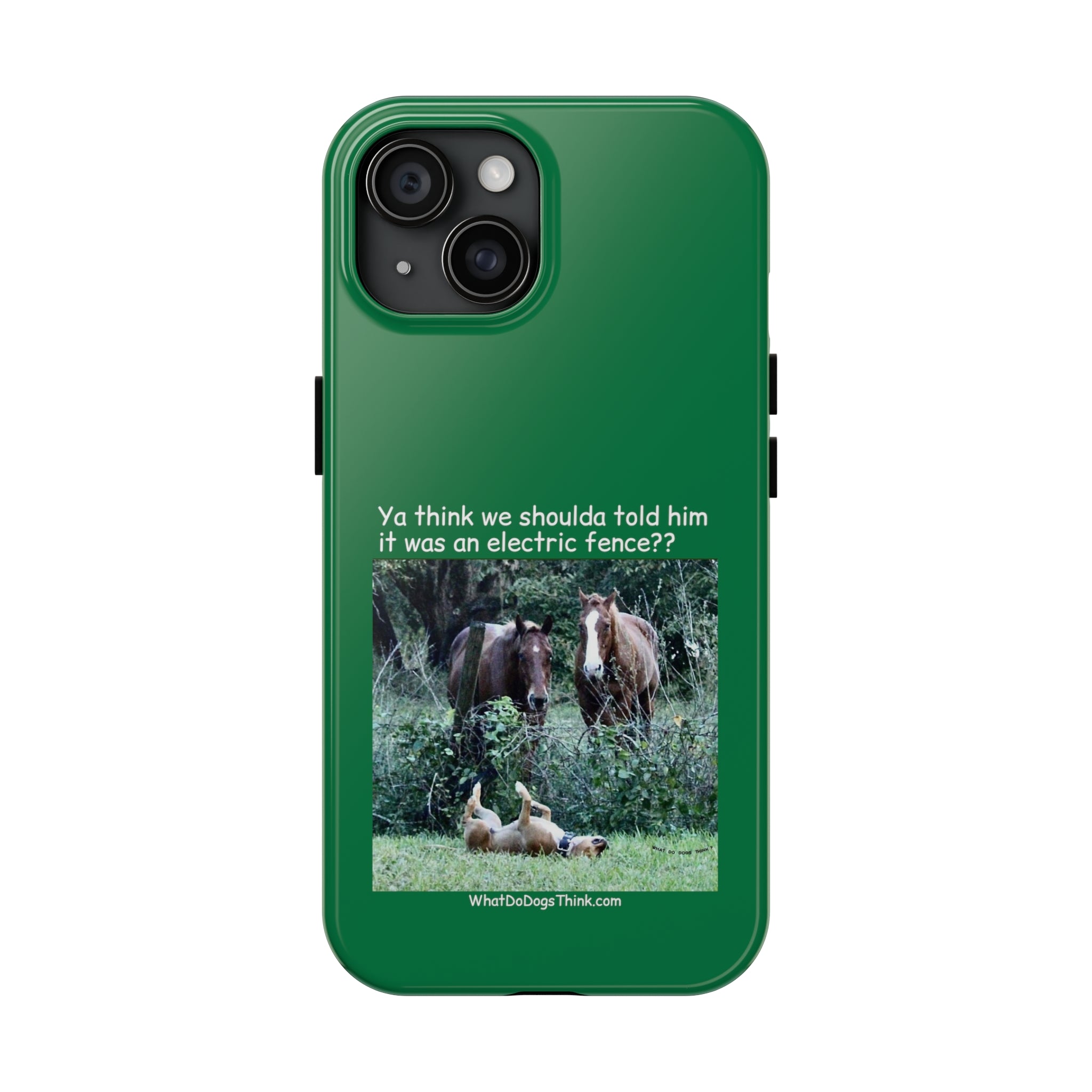 Electric Fence   Green Tough Phone Cases