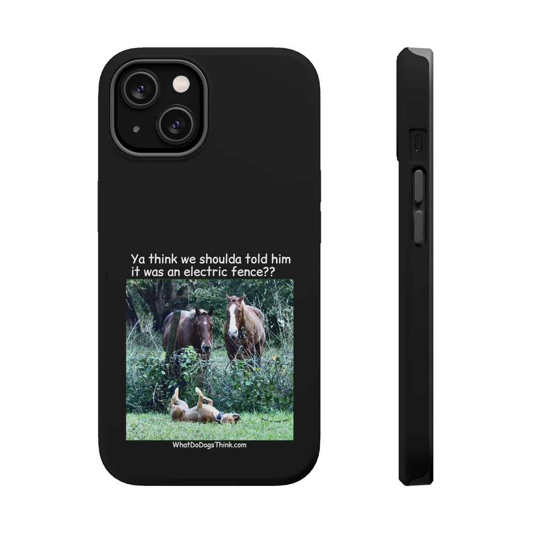 Electric Fence Black MagSafe Tough Cases