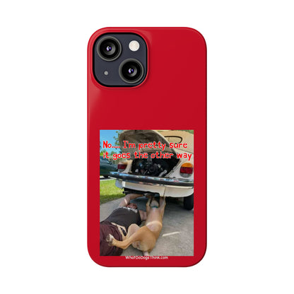 Other Way    Red Slim Phone Cases