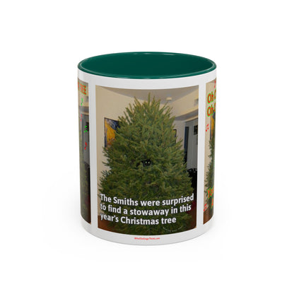Christmas Tree Cat Mug
