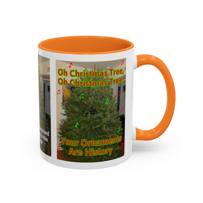 Christmas Tree Cat Mug