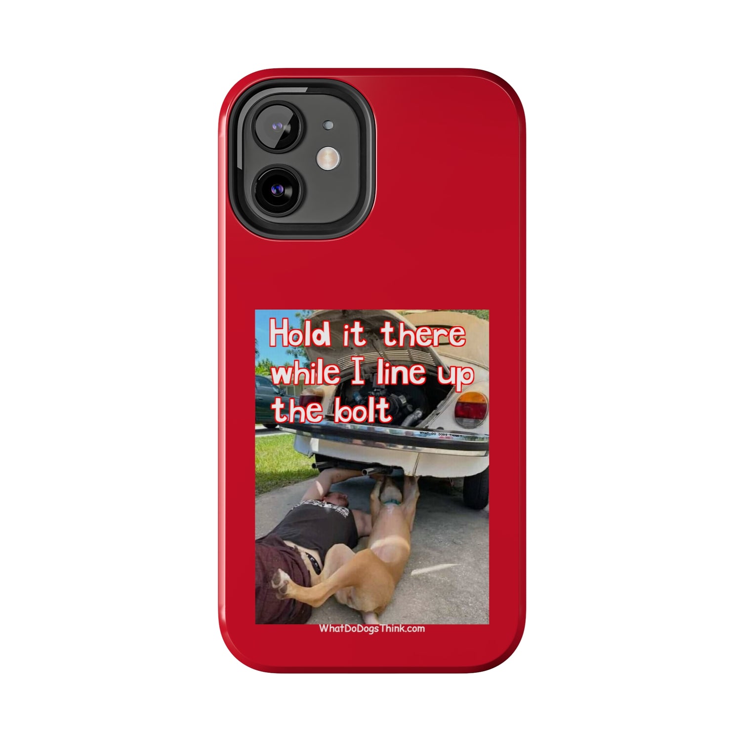 Hold it   Red Tough Phone Cases