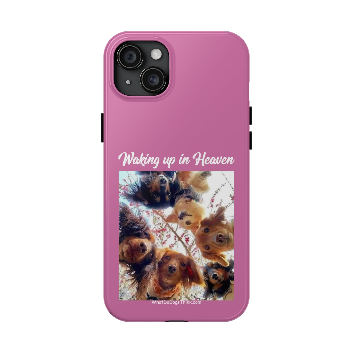 Waking Up in Heaven   Pink Tough Phone Cases