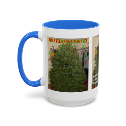 Christmas Tree Cat Mug