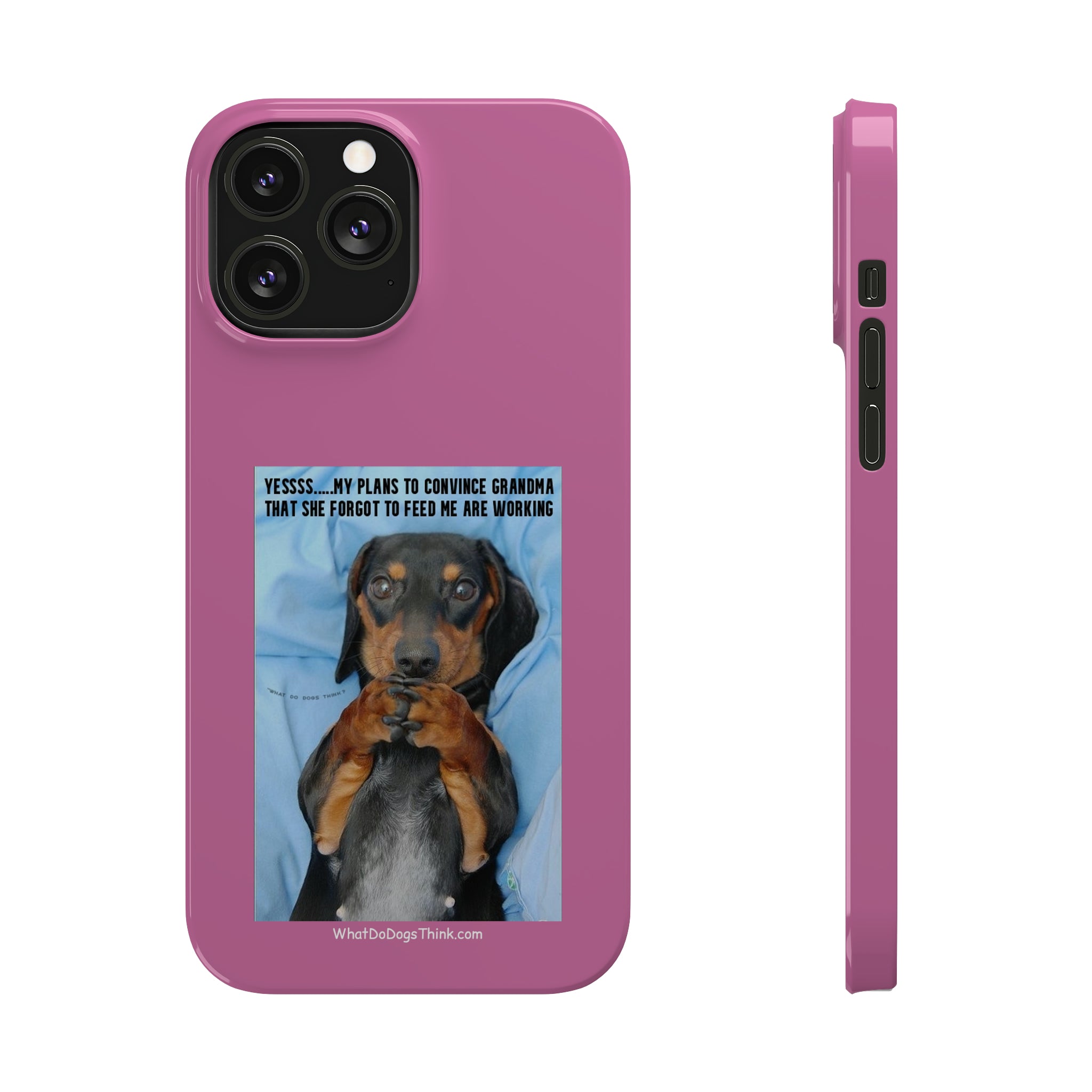 Grandma    Pink Slim Phone Cases