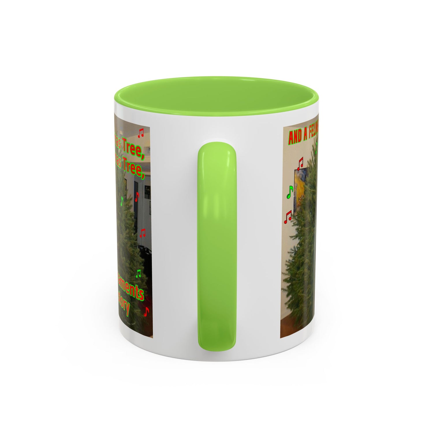 Christmas Tree Cat Mug