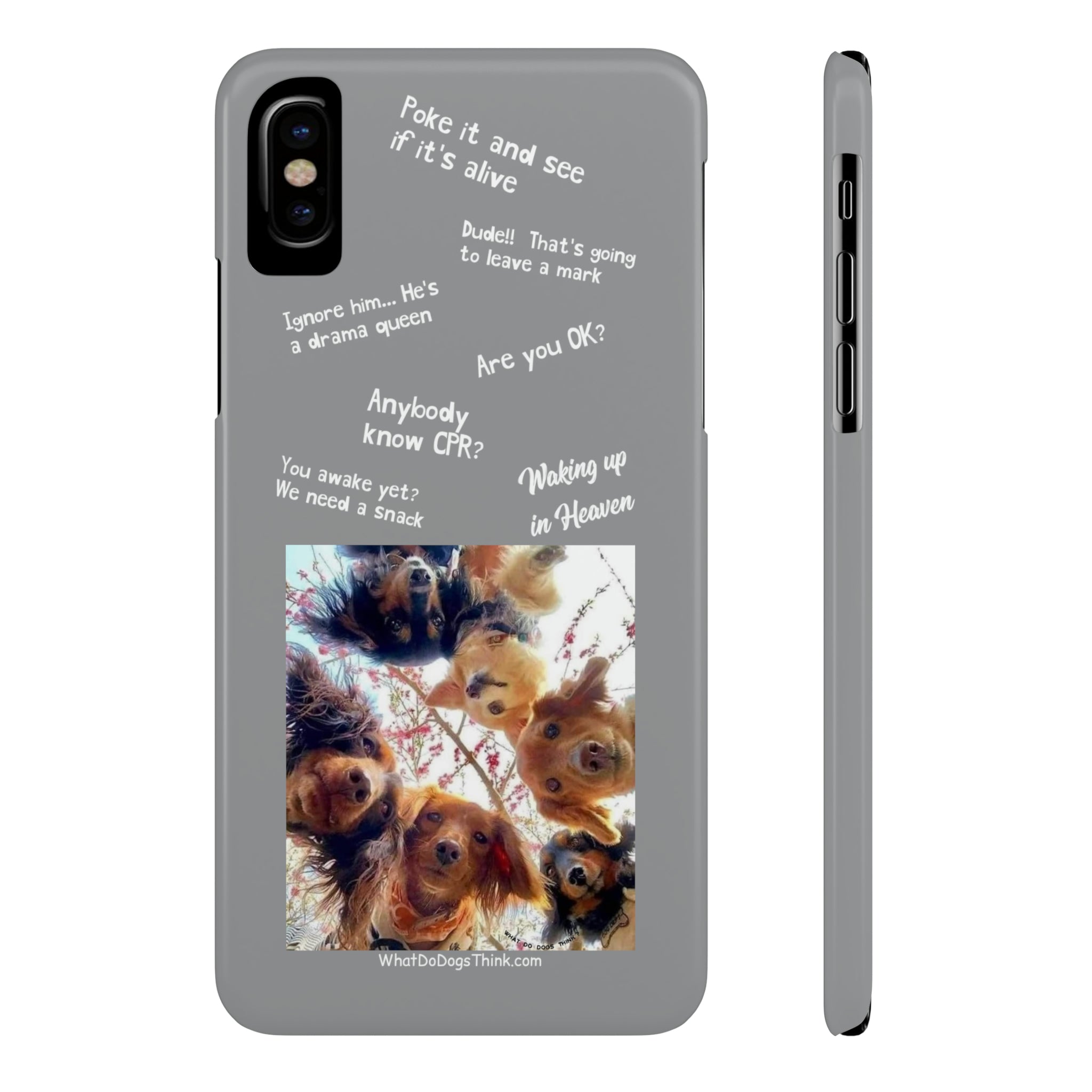 Are You OK?  Compilation    Grey Slim Phone Cases