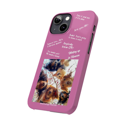 Are You OK?  Compilation    Pink Slim Phone Cases