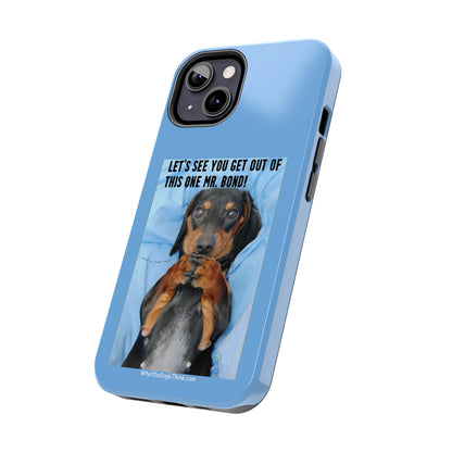 Mr Bond    Blue Tough Phone Cases