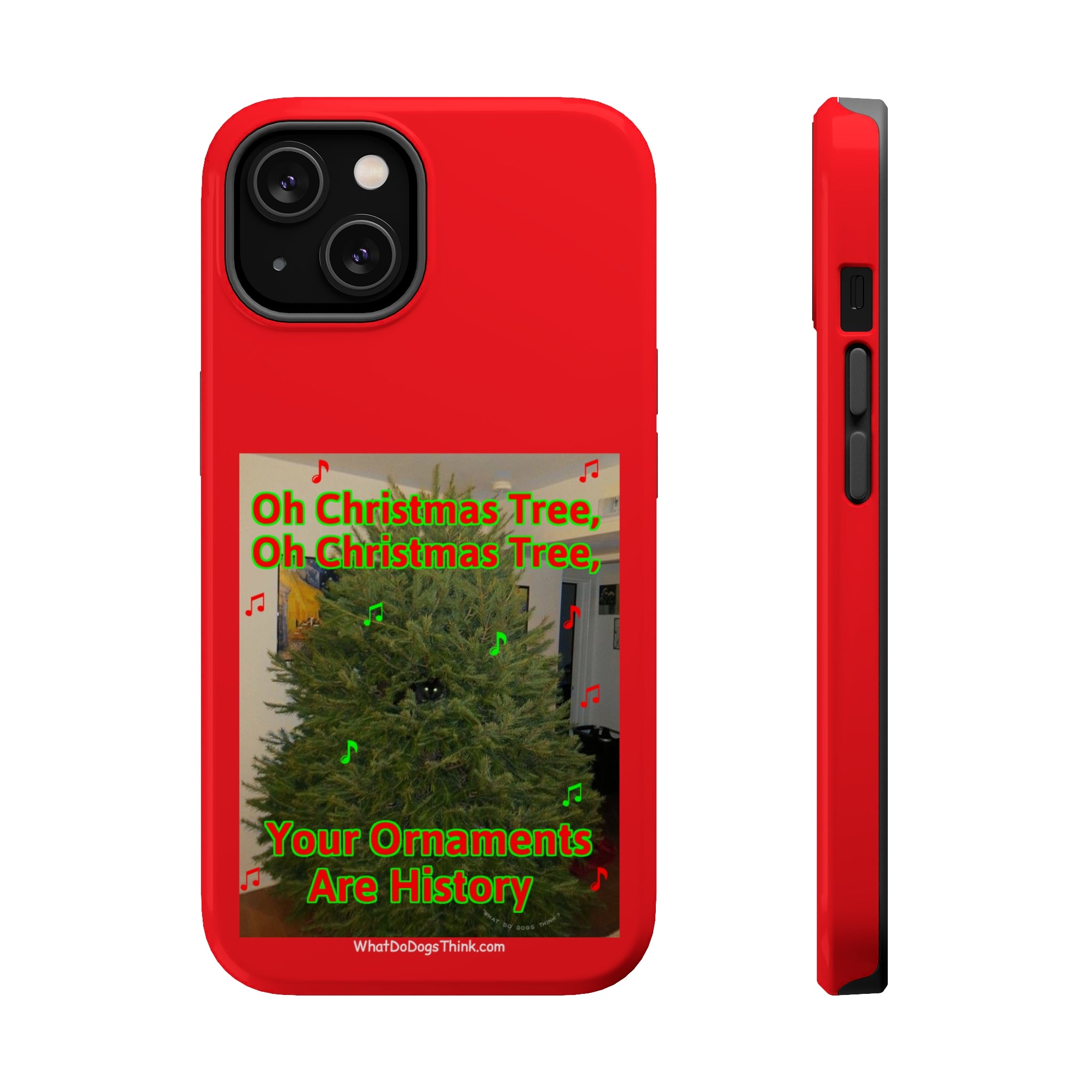 Christmas Tree Cat    Red MagSafe Tough Case